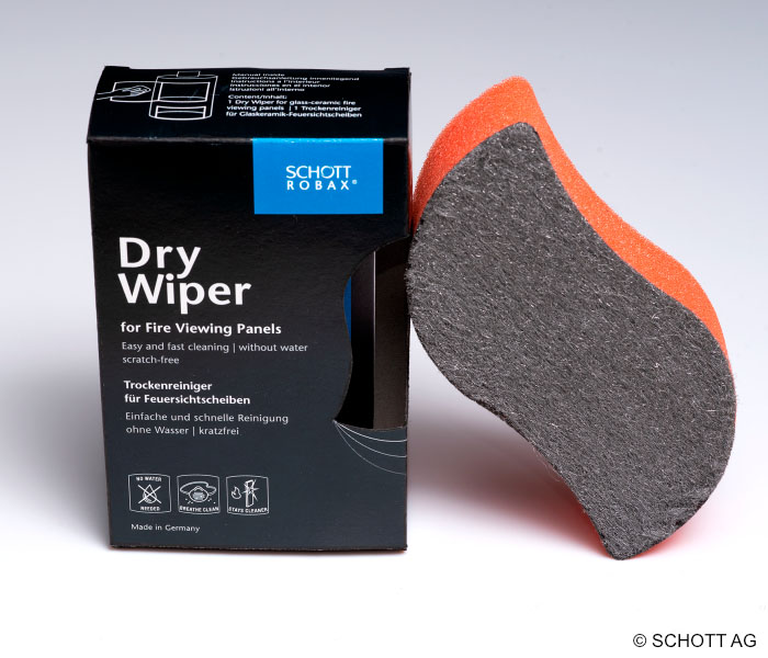 Robax Dry Wiper, embalagem e esponja ao lado